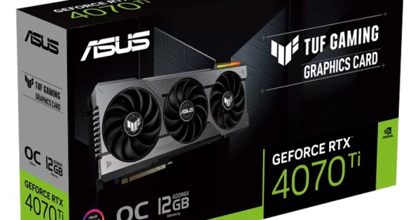 ASUS TUF GAMING NVIDIA GEFORCE RTX 4070 TI 12G GDDR6X OC EDITION